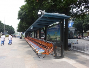 福州公共自行车服务亭